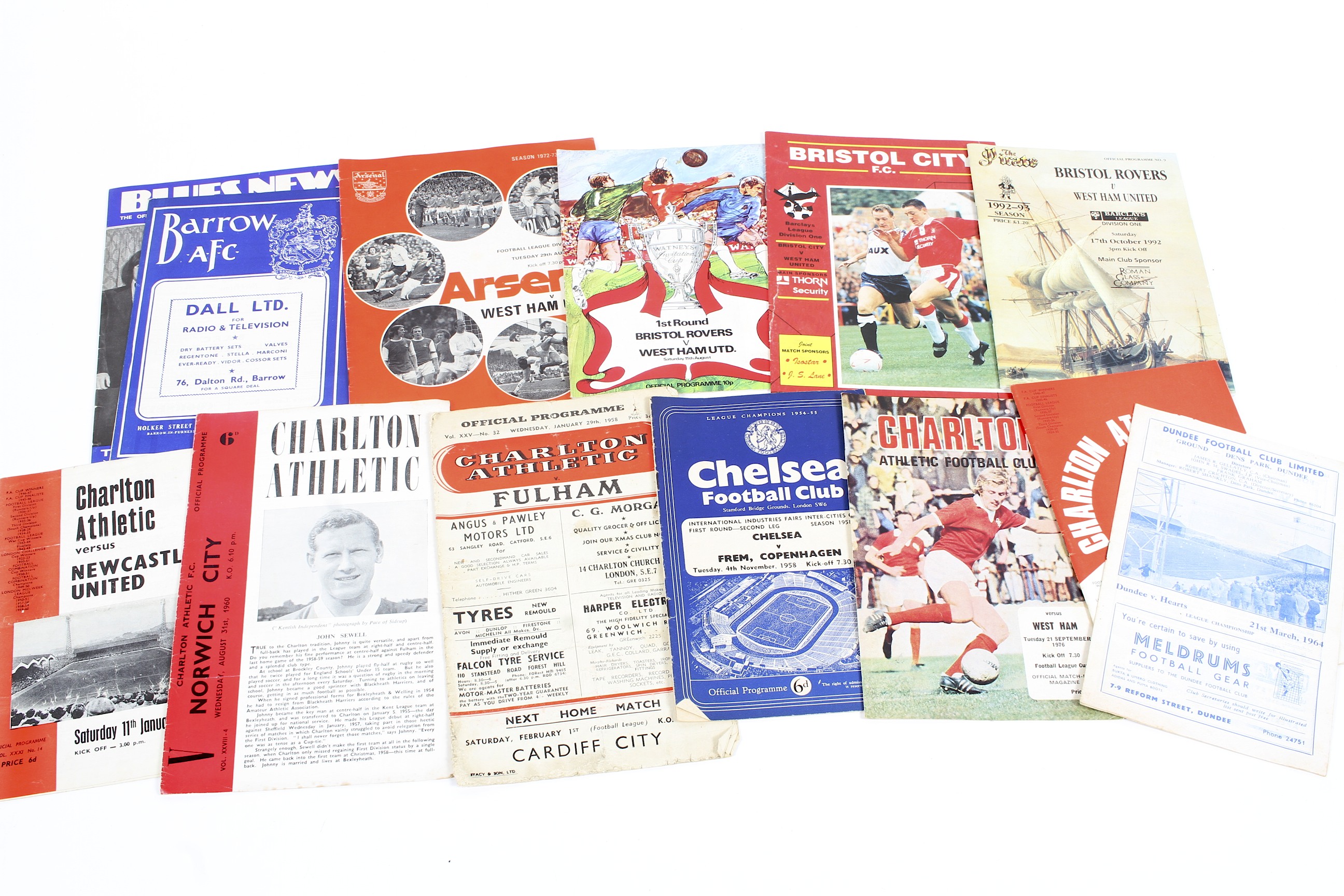 An extensive collection of football programmes, 1960's onwards, to include Arsenal, Bristol Rovers, - Image 2 of 6
