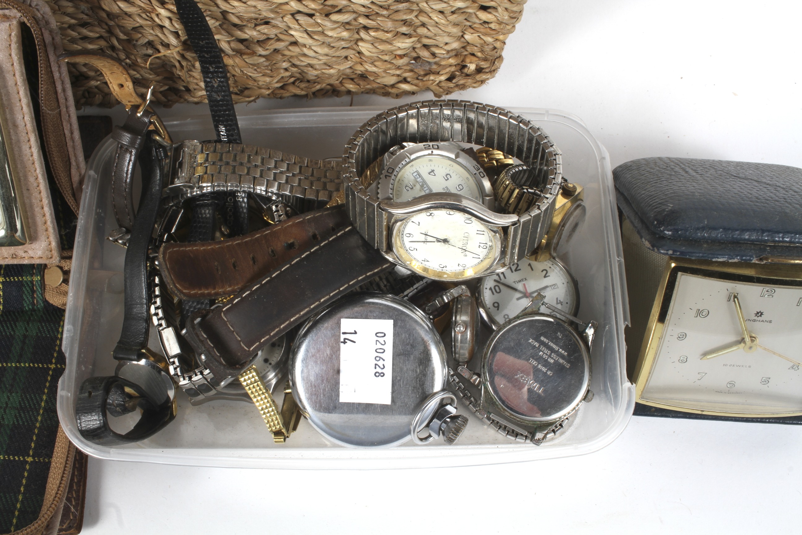 An assortment of costume jewellery and watches, including brooches, a pearl necklace, - Image 2 of 4