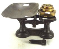 A Parnall & Sons (Bristol) set of scales,