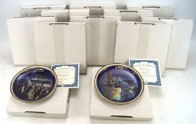 A complete set of Bradford Exchange collectors plate all relating to the Titanic,