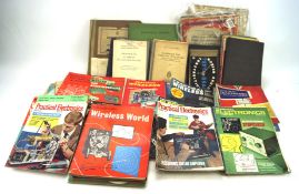 A collection of workshop and engineering related books and magazines,