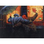 Alexander Miller, a limited edition print, 'Like a Moth to a Flame'. No.