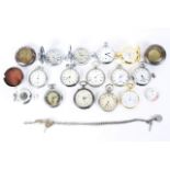 A collection of 20th & 21st century pocket watches, of assorted sizes and designs,