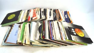 An assortment of approximately 45 vintage singles, predominately pop,