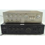 Two Hi-fi amplifiers,