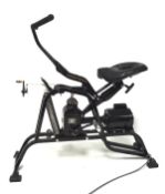 A vintage mid-century Exercycle Exerciser stationary exercise bike, executive model, number 28201,