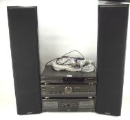 A hi-fi system, comprising Technics stereo tuner ST-G470L, amplifier A700 mk3,