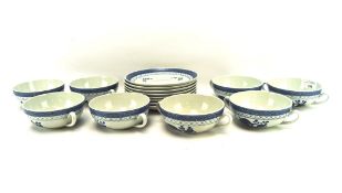 A selection of Royal Copenhagen ceramics, with blue and white decoration, number 11/1633,