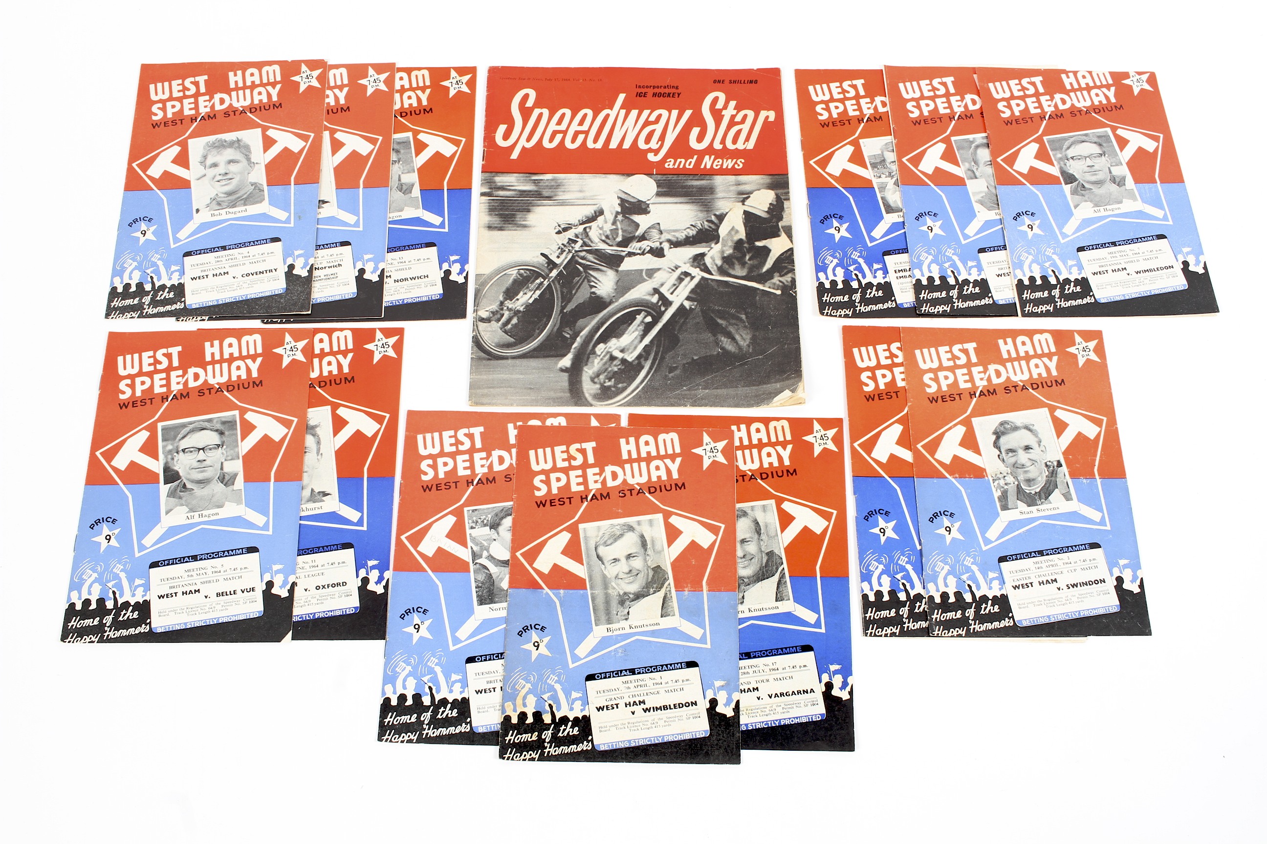 A collection of West Ham speedway programmes, dating from 1964, - Image 2 of 3