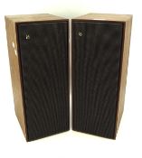 A pair of Bang & Olufsen Beovox 1000 speakers, wooden cased,