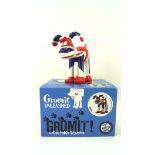 A Gromit figurine, from the 'Gromit Unleashed' collection, designed by Martin Band,