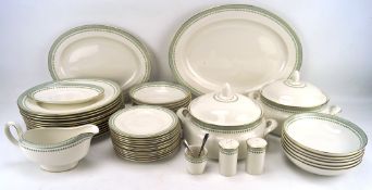 A Royal Doulton 'Berkshire' pattern 12 setting dinner service, including tureens, plates, cruet,