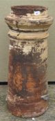 A terracotta chimney pot,