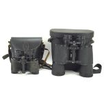 Two pairs of binoculars, comprising Imperator 8x26 and Schulz 10x50,