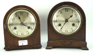 Two early/mid-20th century mantel clocks,