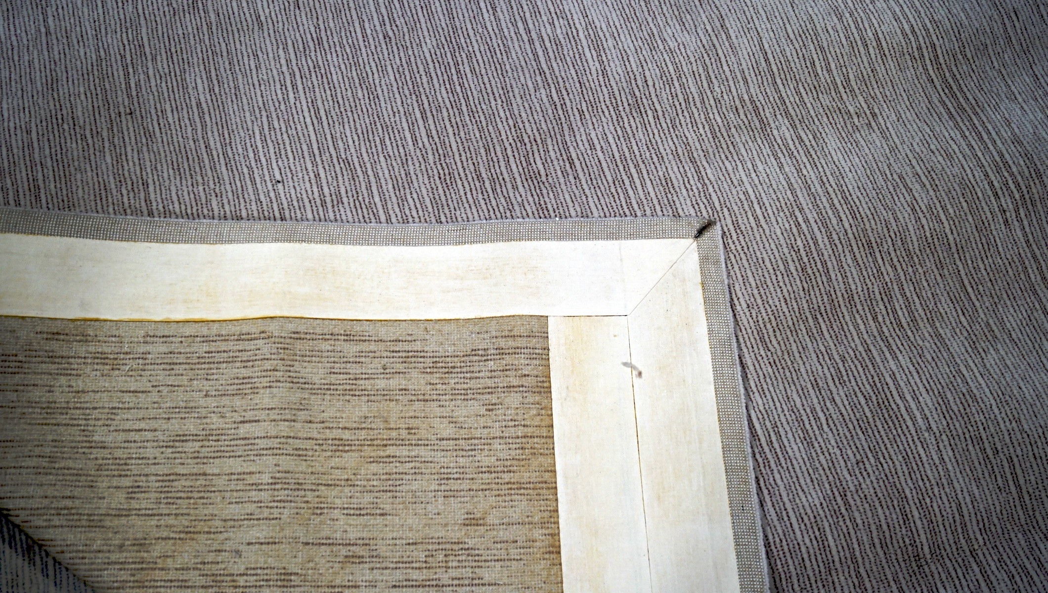 A large contemporary rug, with brown threaded section to the centre on a beige ground, - Image 3 of 5