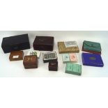 An assortment of 20th century vintage playing and games cards,