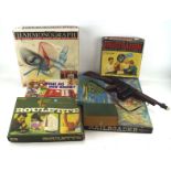 An assortment of vintage games, the majority in the original boxes, including a chess set,