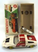 An electric Mercedes Benz CIII model, in the original box,