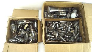 A quantity of radio valves, various sizes,