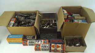 A large assortment of vintage valves, in the original boxes, by G&C, Cossor,