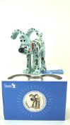 A Gromit figurine, from the 'Gromit Unleashed' collection, designed by Hannah Cumming,
