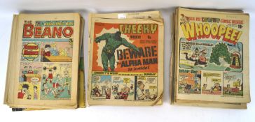 An assortment of 1970s & 1980s comics, approximately 70, including Beano, Whoopee!, Cheeky,