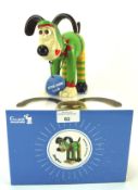 A Gromit figurine, from the 'Gromit Unleashed' collection, designed by Vivi Cuevas,