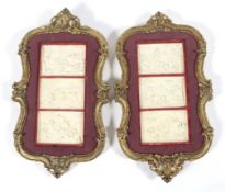 A pair of late 19th - early century composite plaques,
