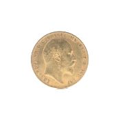 A 1904 Edward VII gold sovereign