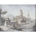 Attributed to Gaspard van Wittel, Vanvittelli, (Holland, 1653-1736), An Architectural Capriccio,