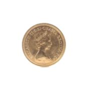 A 1979 Queen Elizabeth II gold sovereign