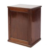 A Victorian mahogany table top collector's cabinet,