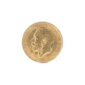 A 1913 George V gold sovereign