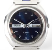 A vintage gents Seiko Diamatic automatic wristwatch,