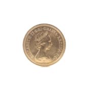 A 1979 Queen Elizabeth II gold sovereign