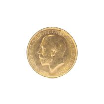 A 1917 George V gold soveriegn