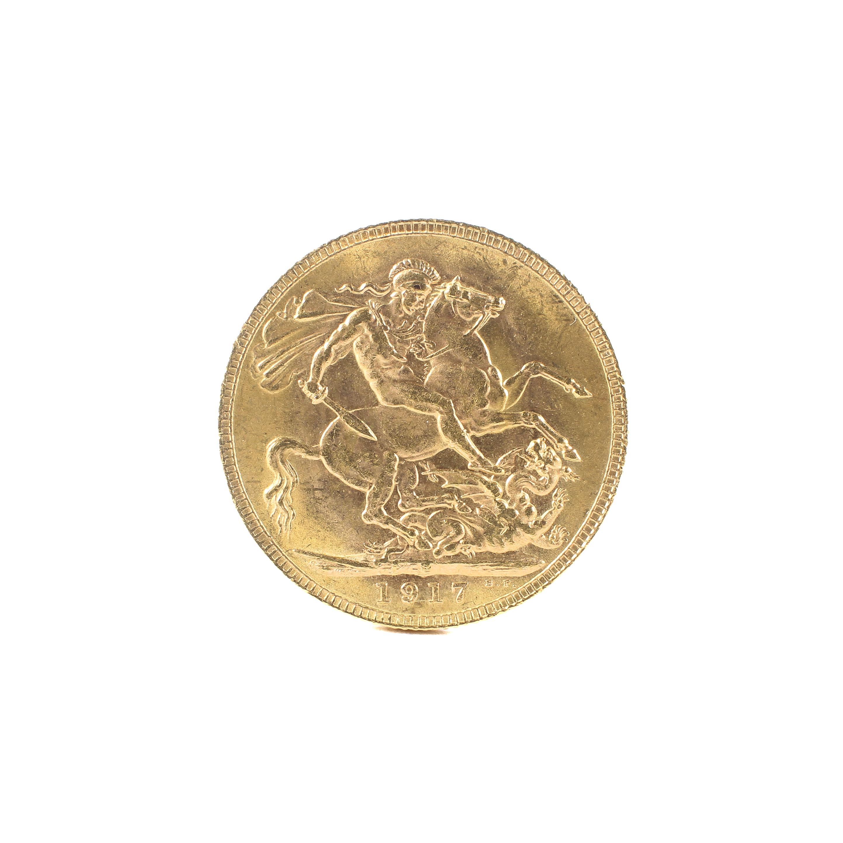 A 1917 George V gold soveriegn - Image 2 of 2