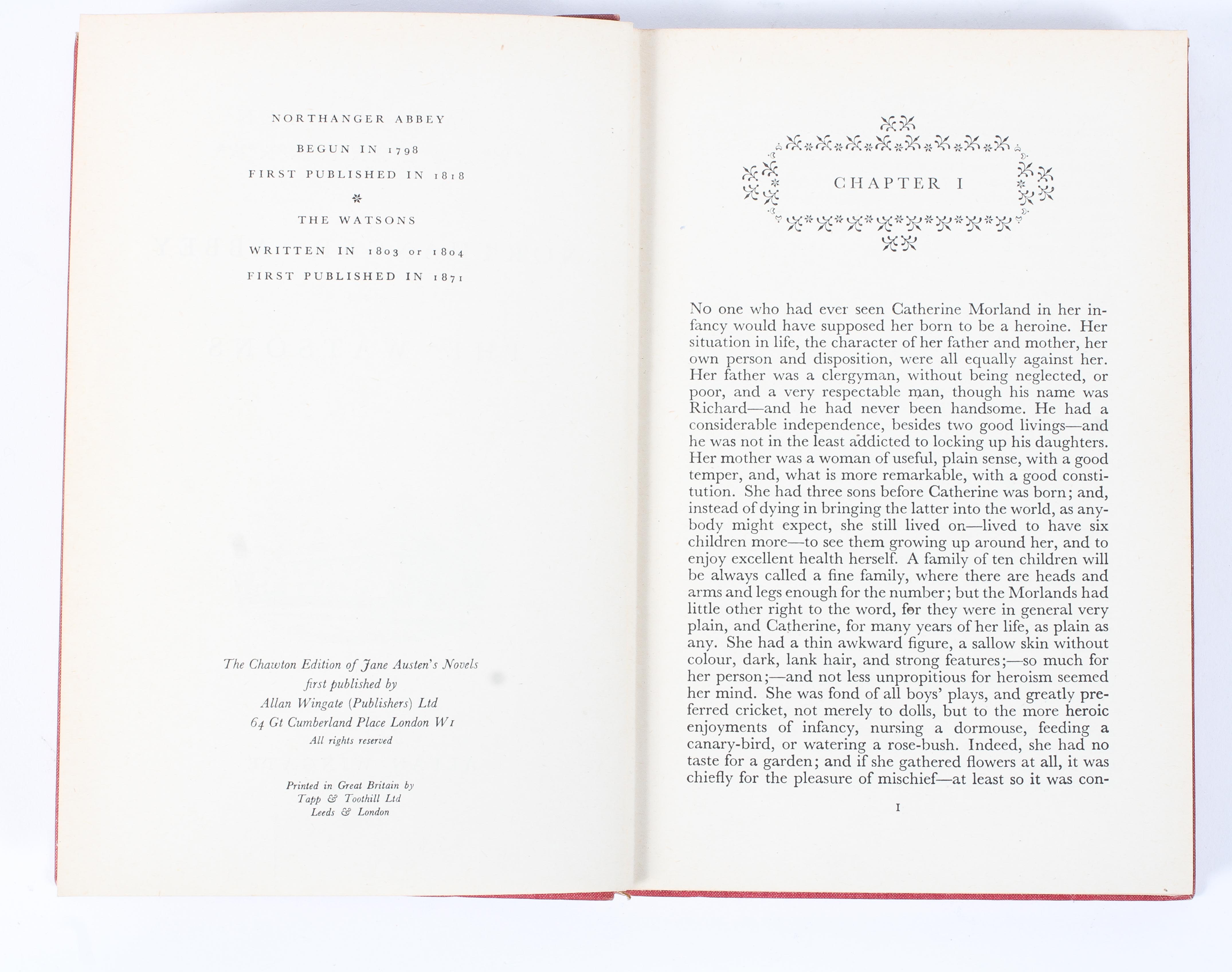 Six Chawton editions of works by Jane Austen, Allan Wingate, 1948, comprising: Emma, - Image 6 of 7