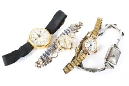 Four ladies wristwatches, including a Tudor rotor self winder,