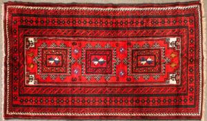 An Eastern Gonbad wool rug,