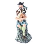 A Royal Doulton figure of 'The Piper', printed green marks, HN 2907,