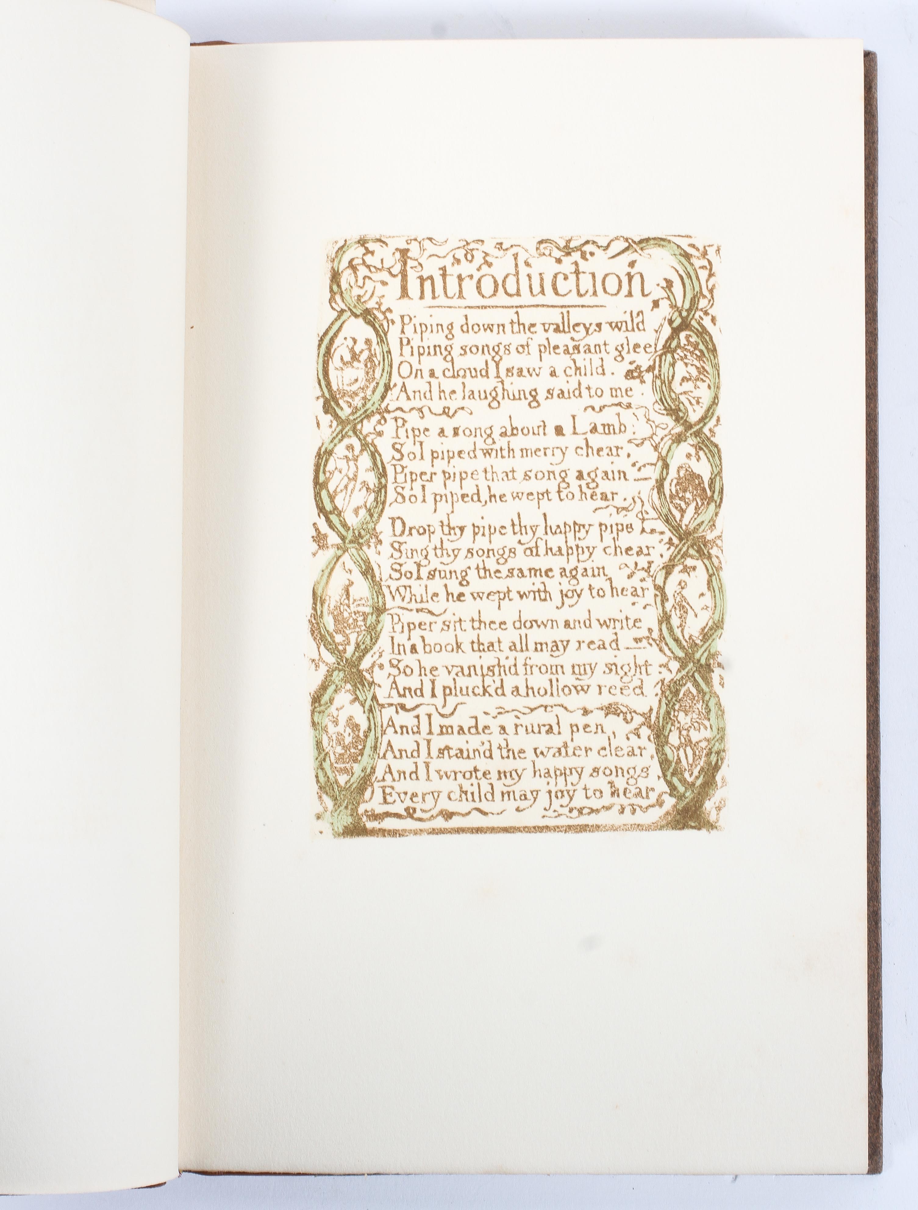 William Blake, Songs of Innocence, The Trianon Press for the William Blake Trust, London, - Image 3 of 3