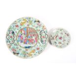 Two late 19th century/early 20th century Canton plates,