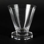 A Lalique Art Deco cocktail glass, early 20th century, etched LALIQUE/FRANCE marks,