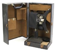 A 1930s Kodascope model EE cine film projector.