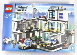 A large Lego City Police station play set, number 7744,