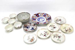An assortment of 19th and 20th century Japanese and Chinese Imari and famille rose porcelains.