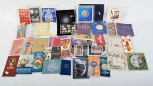 A large collection of proof coin sets various mints mostly English related.