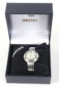 One boxed Seiko wristwatch